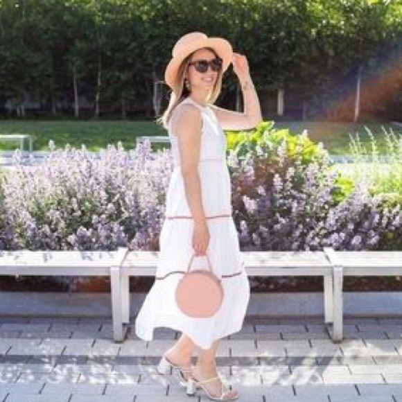 NEW Madewell Rickrack Cattail Tiered Dress Black M - Picture 9 of 10